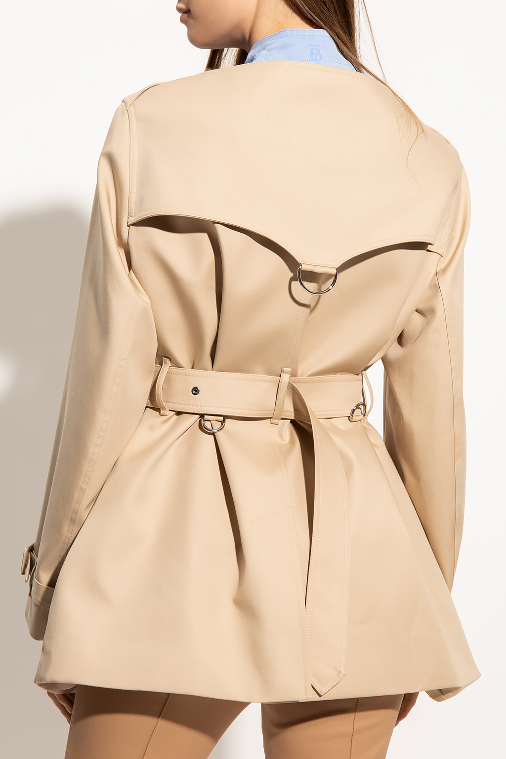 Burberry short online coat